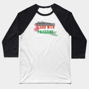 Stand with Palestine Baseball T-Shirt